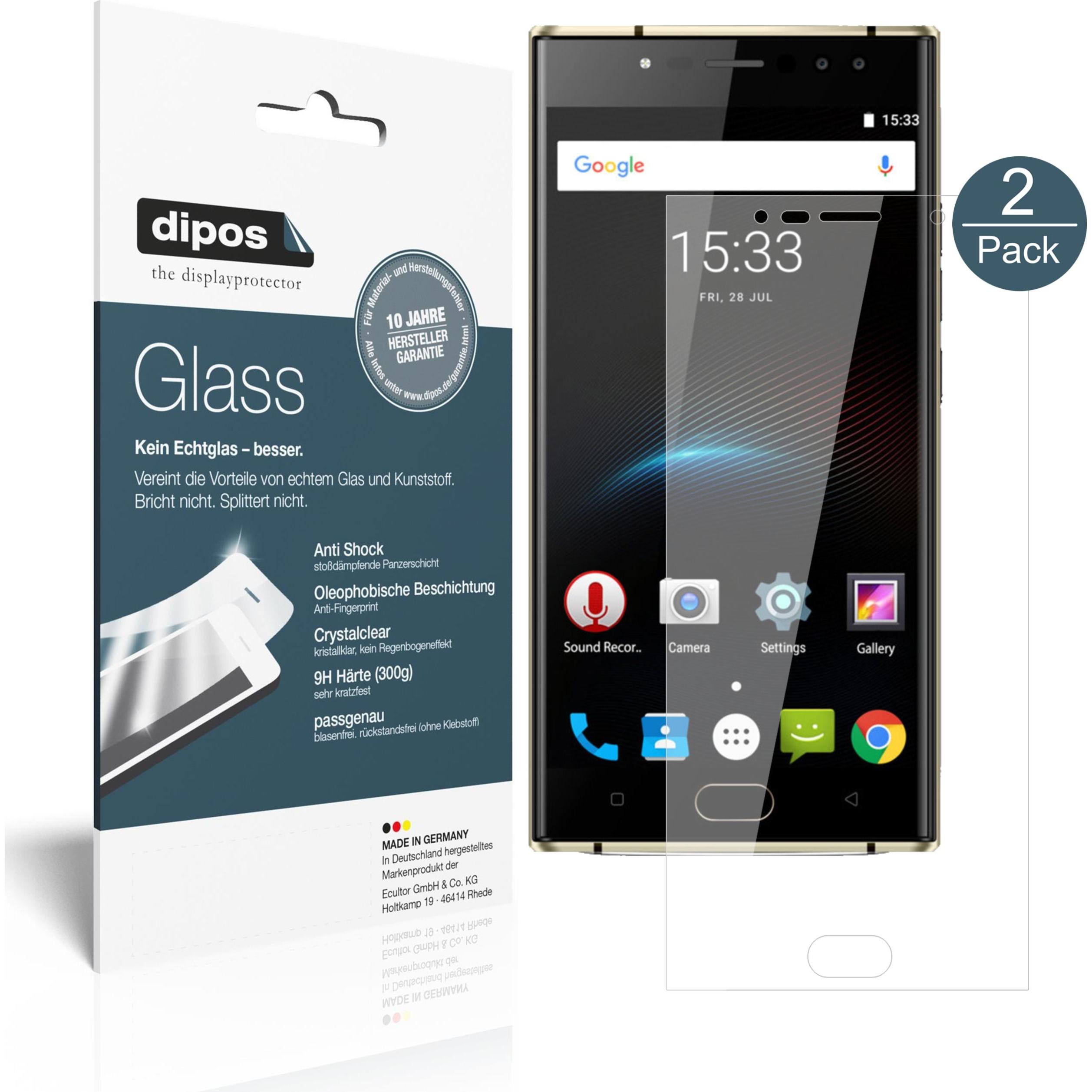 Dipos Displayschutz Anti-Shock (1 Stück, LG K3), Smartphone Schutzfolie, Transparent
