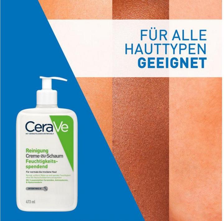 Actual product image CeraVe Cream-to-Foam Cleansing Disp 473 ml (Cleansing Foam, 473 ml)