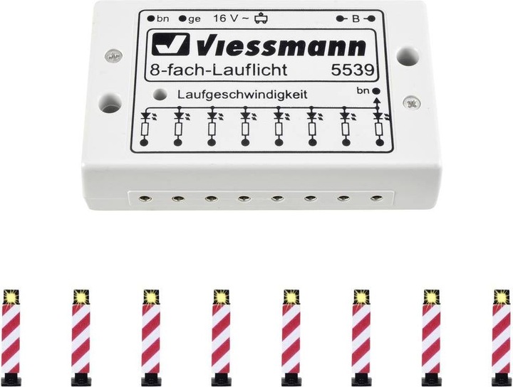 Immagine prodotto Viessmann Modelltechnik 5040 H0 Set di 8 fasci di segnalazione