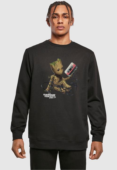 Actual product image Mens Guardians Of The Galaxy Groot Tape Sweatshirt (S)