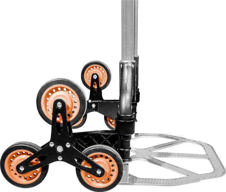 Immagine prodotto Mannesmann M00946 Carrello per scale pieghevole Acciaio, plastica Capacità di carico (max) (80 kg, 1)