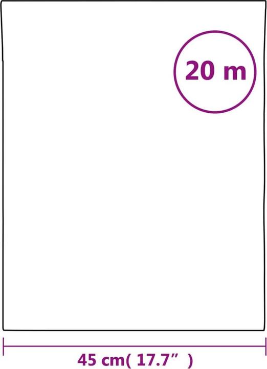 Immagine prodotto vidaXL Sonnenschutzfolie (2000 x 45 cm)