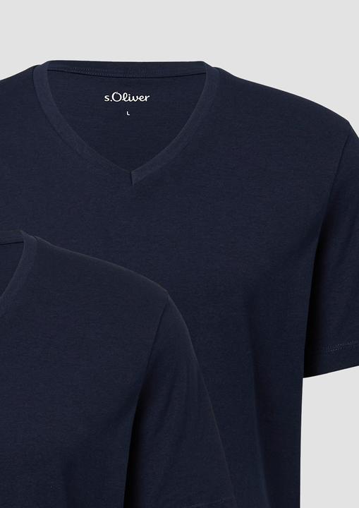 Image du produit S.Oliver T-Shirt Basic-T-Shirt aus Baumwolle im 2er-Pack (L)