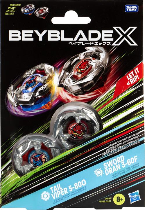 Immagine prodotto Hasbro X Tail Viper 5-80O & Sword Dran 3-60F