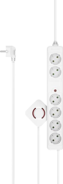 Produktbild Hama 00223141 Intelligente Steckerleiste 6 AC-Ausgänge 3 m (6x, CEE 7/4, 3 m)