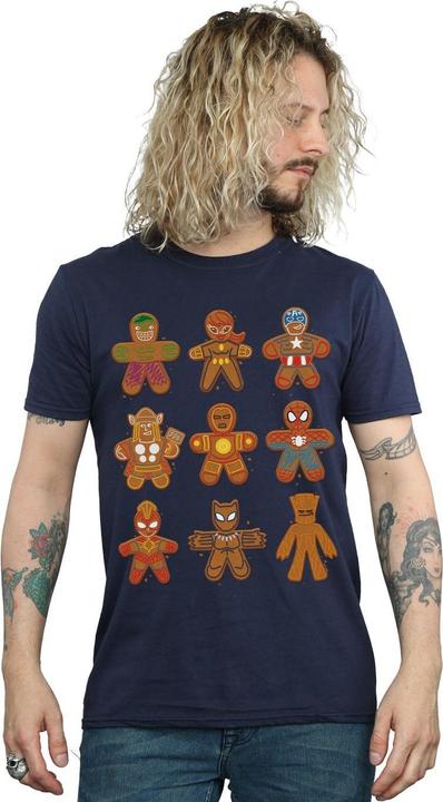 Produktbild Avengers Christmas Gingerbread TShirt (4XL)