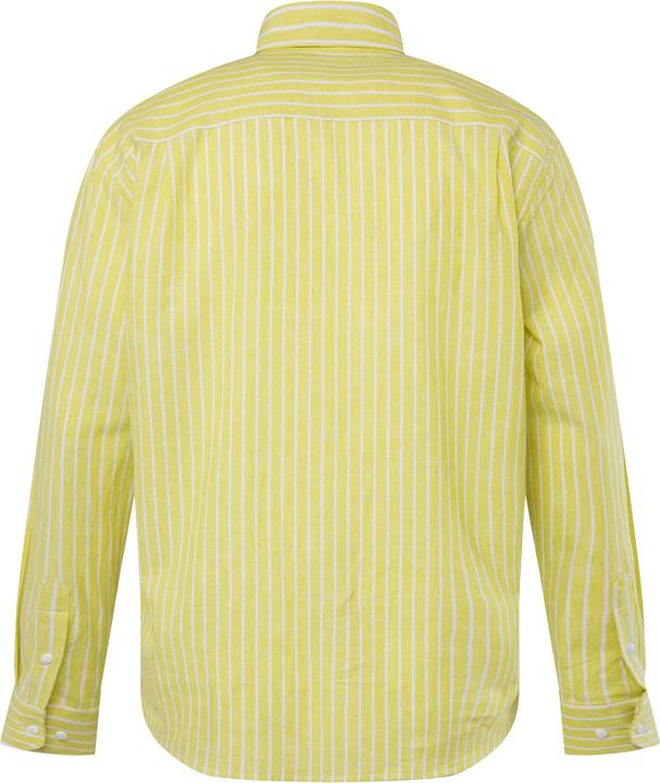 Produktbild Boston Park Leinenmix-Hemd, Langarm, Streifen, Kentkragen, Comfort Fit (3XL)