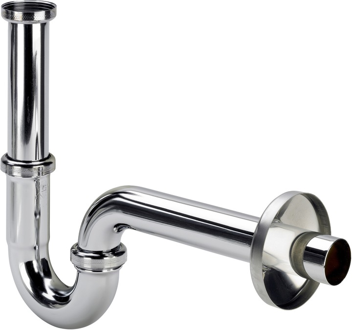 Produktbild Viega Röhrengeruchv.-Plus-Siphon 5611.5 G 1 1/4x32mm, verchromt (Röhrensiphon, 1 1/4")
