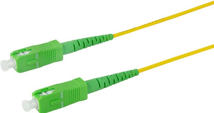 Produktbild LogiLink LWL Patchkabel, 2x SC-Simplex, OS2, 2,0 m, gelb SC-Simplex Stecker (2 m)
