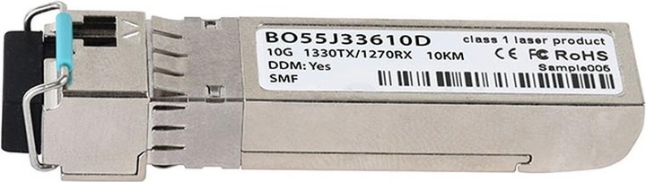 Actual product image CBO NetApp SFP-10G-BX-D compatible BlueOptics SFP+ BO55J33610D