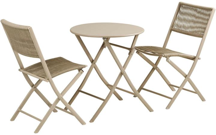 House Nordic Bistro-Set Arcas Taupe (55 x 60 x 84 cm)