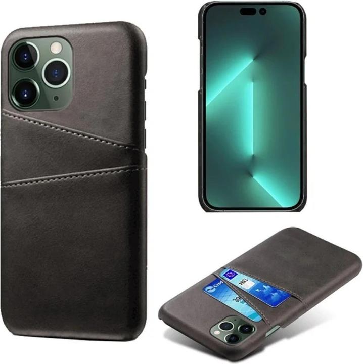 Produktbild Screenguard CardCaddy Apple iPhone 15 Pro Max Leder Backcase mit Kartenfächern (Apple iPhone 15 Pro Max)