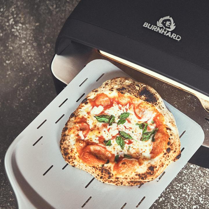 Immagine prodotto Burnhard Cursore per pizza in legno d'acacia e alluminio