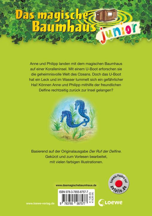 Immagine prodotto Das magische Baumhaus junior - Das Geheimnis der Delfine (Tedesco, Maria Papa Osborne, 2017)