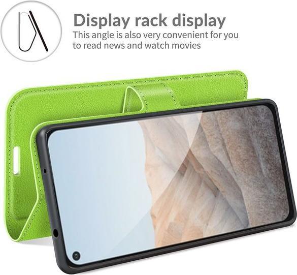 Actual product image MU Classic Litchi Leather Bookcover Series (Google Pixel 5a)