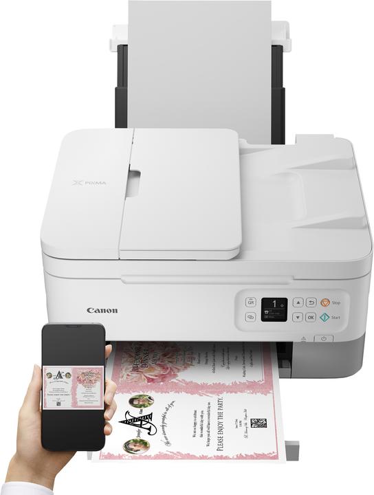 Produktbild Canon PIXMA TS7451a weiss (Tintenpatrone, Farbe)