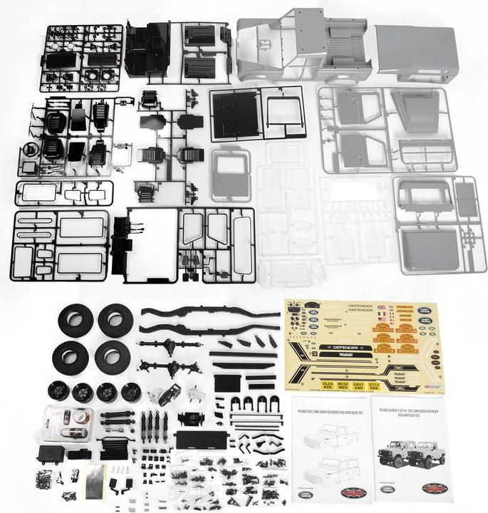 Image du produit Rc4Wd Kit D90 de défenseur de Land Rover Scale Crawler Terrain II (Kit)
