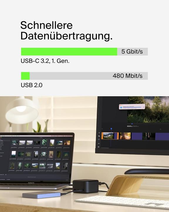 Produktbild Belkin INC018VFBK (USB-C, 6 Ports)