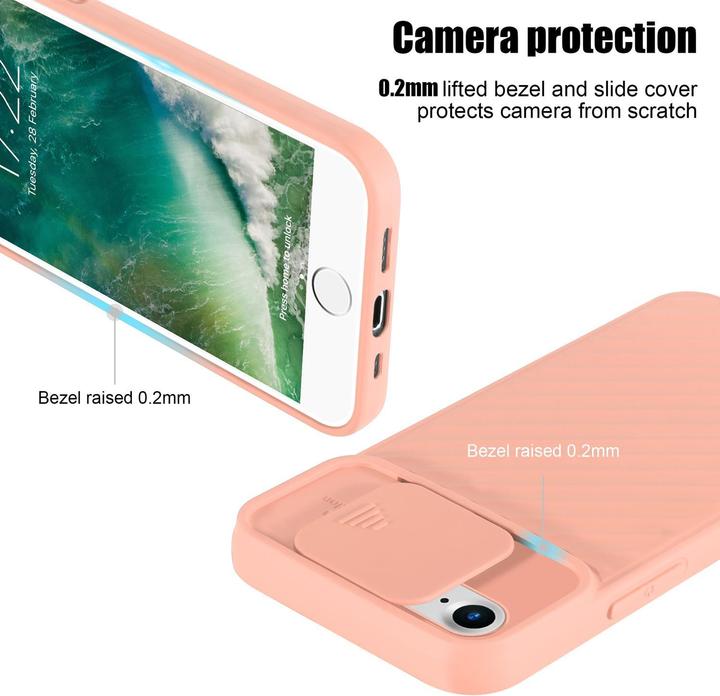 Actual product image Cadorabo TPU cover with camera protection (Apple iPhone 7, Apple iPhone SE (2nd Gen))
