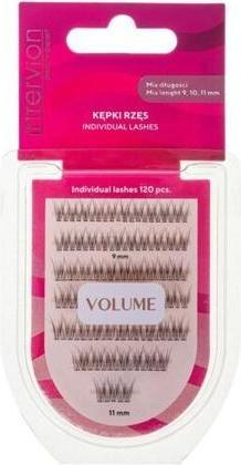 Actual product image Inter Vion Inter-Vion False Eyelashes In Tufts 9/10/11 120Pcs. (Artificial eyelashes)