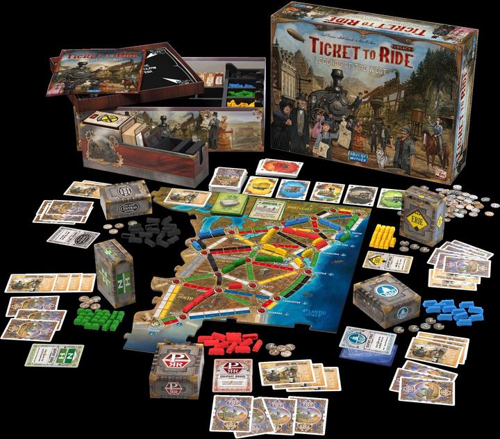 Actual product image Days of Wonder Ticket to Ride - Legacy - Legends of the West (DOW720036) (English)