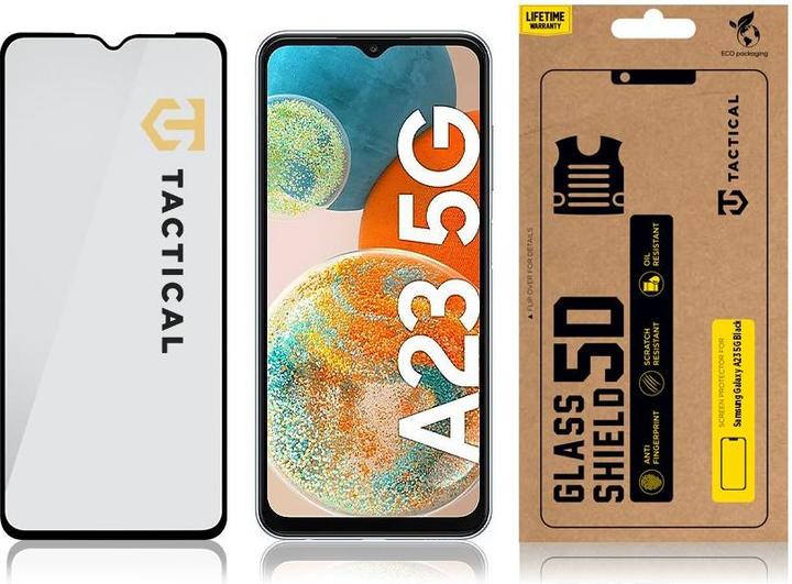 Actual product image NoName Tactical Glass 5D Samsung Galaxy A23 Black (1 pcs., Samsung Galaxy A23 5G)