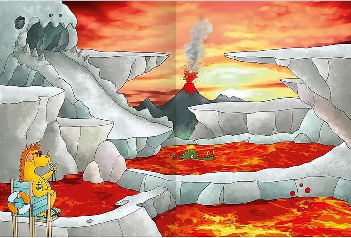 Produktbild Erstes Stickern Metallic – Drachen