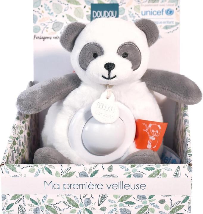 Actual product image Doudou et Compagnie Unicef Panda Night Light 15cm