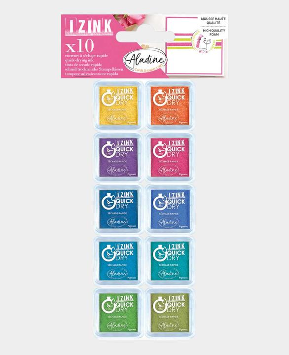 Produktbild I Am Creative Stempelkissen Quick dry bunt, 10er Set