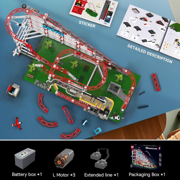 Actual product image Mould King Rollercoaster