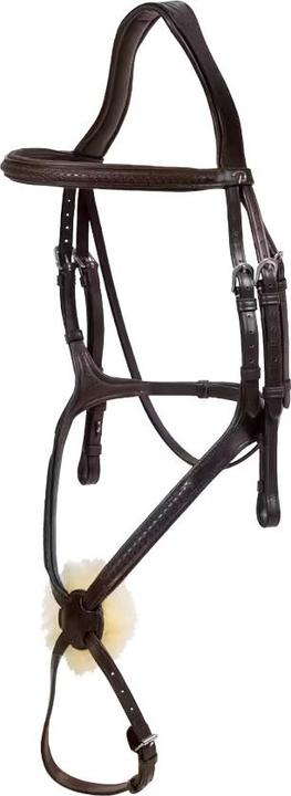 Dy'on Bridon équitation muserolle croisée tréssée