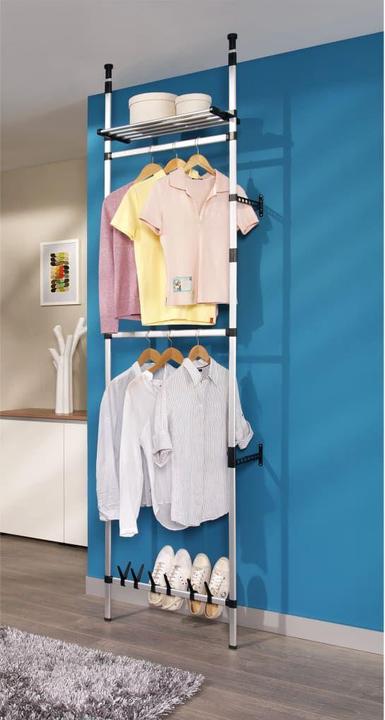 Image du produit vidaXL Teleskopgarderobensystem