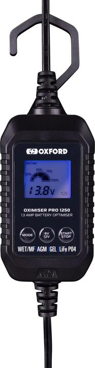 Produktbild Oxford OXIMISER Pro 1250 6/12V Akkuladegerät (12V, 6V, 1.30 A)