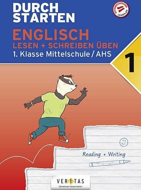 Produktbild Durchstarten Englisch 1. Klasse Mittelschule/AHS Lesen und Schreiben üben (Deutsch, Englisch, Julie Eiwen, Nicole Eisinger-Müllner, 2019)