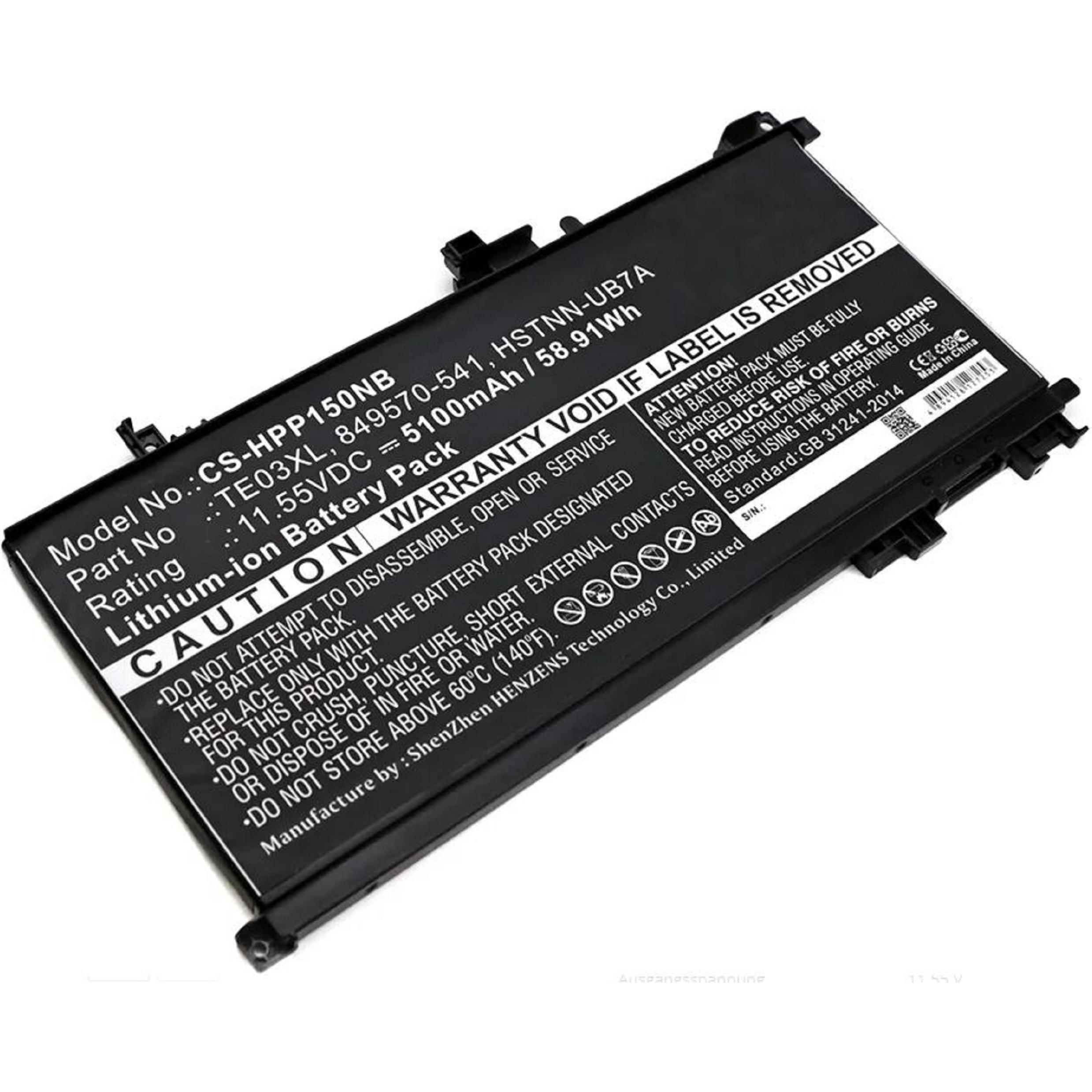 AGI 117604 - Akku - HP - 849910-850 (5100 mAh), Notebook Akku, Schwarz