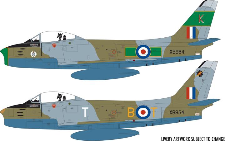 Image du produit Airfix Kit de construction Canadair Sabre F.4 1:48