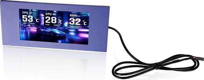 Actual product image Thermaltake "6.0inch LCD Panel Kit for View 600 TG Future Dusk"