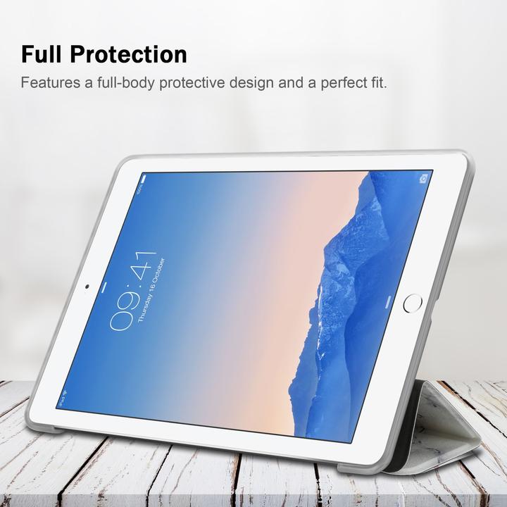 Actual product image Cadorabo Tablet Case Book Tablet Bunter Marmor (3, 4, IPad 2)