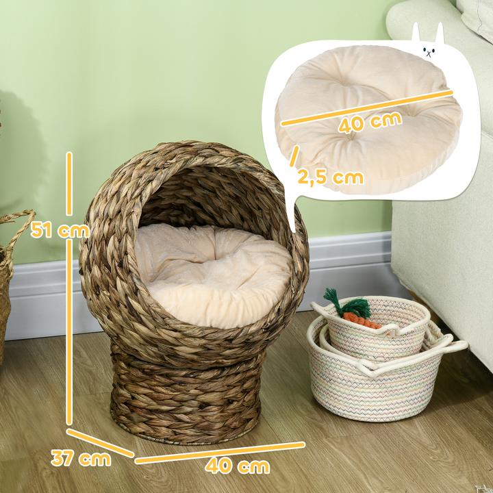 Actual product image PawHut Cat basket with cushion (Cat)