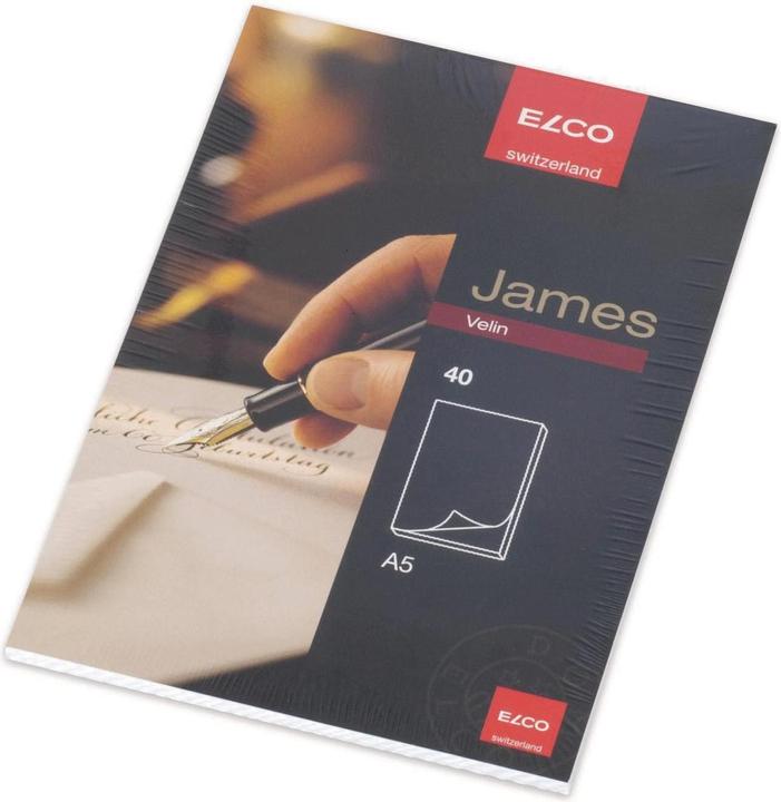Image du produit Elco James Velin (A5, Blanc, Couverture rigide)