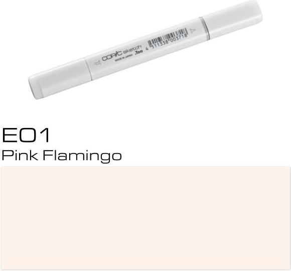 Image du produit Copic Sketch type E - 01 (E01 - Flamant rose, 1 x)