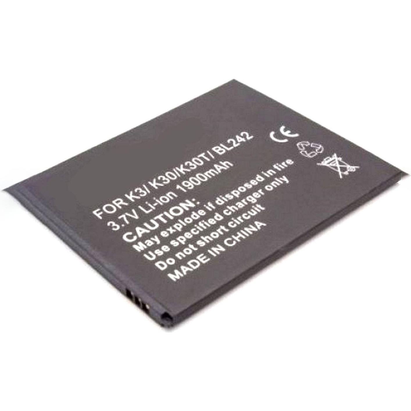AGI Akku kompatibel mit Lenovo BL242 - Akku - 1.900 mAh, Smartphone Akku