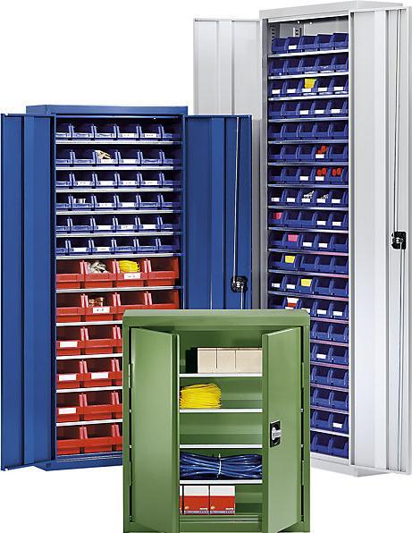 Actual product image eurokraft pro Storage cupboard with storage boxes (67 cm, 78 cm)