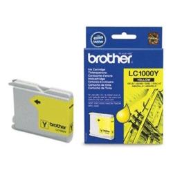 Brother, Druckerpatrone, LC1000Y - Gelb - Original - Blister mit akustischem/elektromagnetischem Alarm (Y)