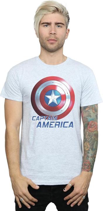 Immagine prodotto The Falcon And The Winter Soldier Captain America Shield Maglietta Uomo (XXL)