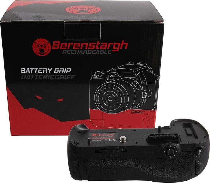 Immagine prodotto Berenstargh Impugnatura per Nikon D800 D800E D810 D810A MB-D12H per 1 batteria EN-EL15 (Maniglia della batteria)