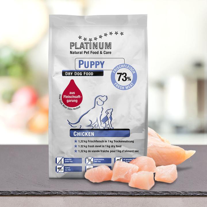 Produktbild Platinum Halbfeuchtfutter Puppy Huhn, 5 kg (Junior, 5 Stk., 5000 g)