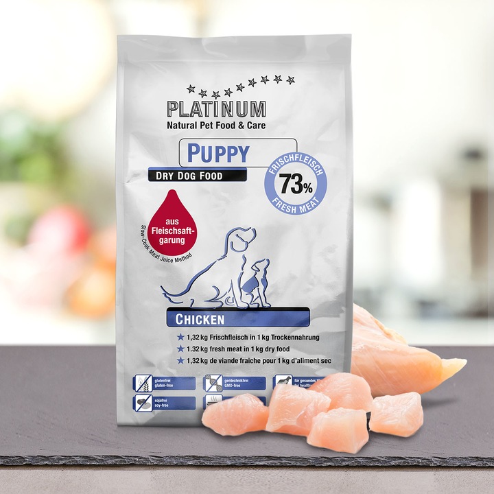 Produktbild Platinum Halbfeuchtfutter Puppy Huhn, 5 kg (Junior, 5 Stk., 5000 g)