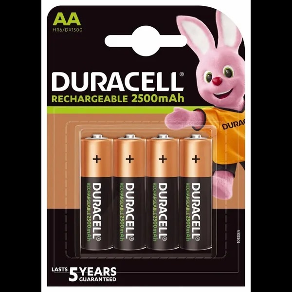 Produktbild Duracell Rechargeable (4 Stk., AA, 2400 mAh)