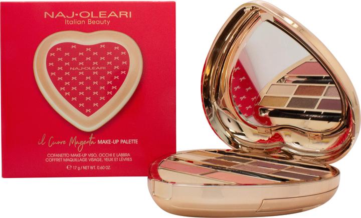 Naj Oleari Il Cuore Makeup Palette für Gesicht, Augen und Lippen